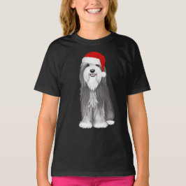 Camiseta Feriado de Natal de Papais noeis Collie