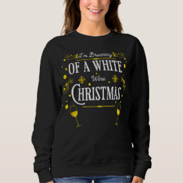 Camiseta Feriado de Natal de Vinho Branco