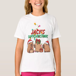 Camiseta Feriado de Natal do Capivara