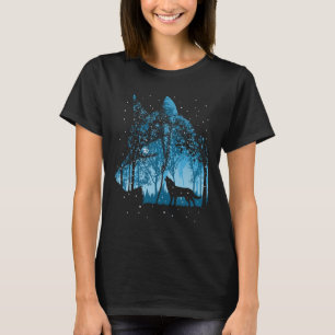 Camiseta Feriado de Natal dos Lobos Nervosos