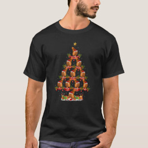 Camiseta Feriado de Natal Persa Pérsico Tr de Natal de Gato