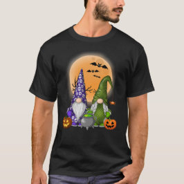 Camiseta Feriado de outono do Gnomo Witeen Pumpkin