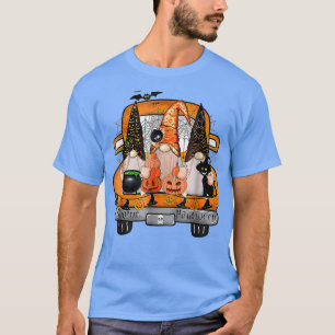 Camiseta Feriado de outono do Gnomo Witeen Pumpkin
