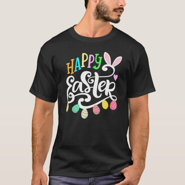 Camiseta Feriado de Ovo de Páscoa do felz pascoa (Frente)