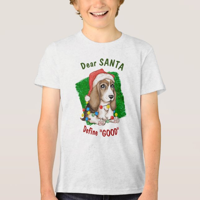 Camiseta Feriado de Pup Beagle travado (Frente)