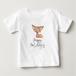 Camiseta Feriado de Raposa de Gingerpão bonito