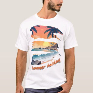 Camiseta Feriado de Verão