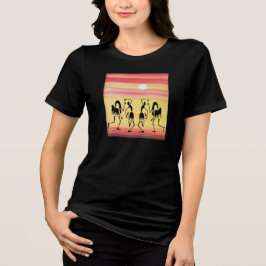 Camiseta Feriado de Verão, viagem, Feriado de Sol, dança de