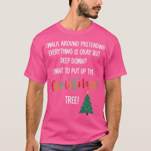 Camiseta Feriado Feriado de Natal Engraçado caminha em torn