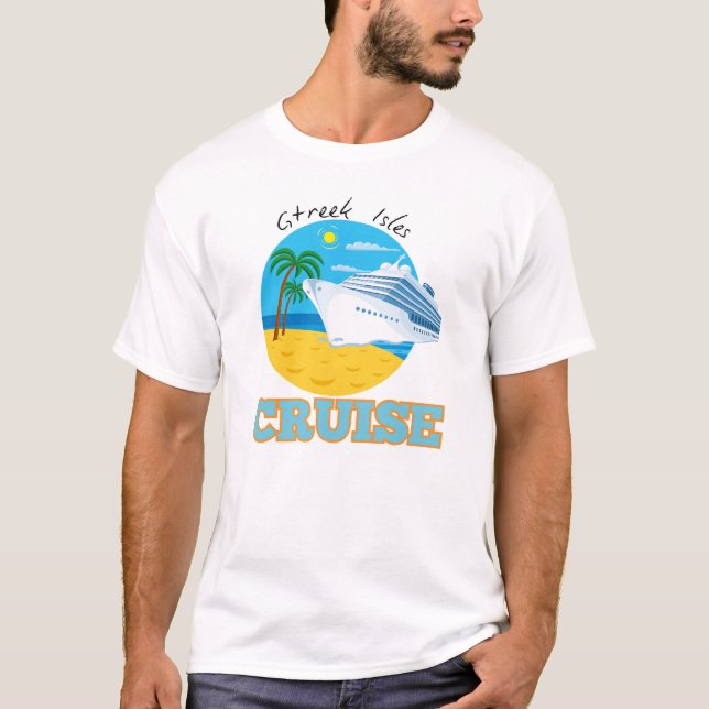 Camiseta Feriado grego Isles Cruise (Frente)