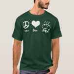 Camiseta Feriado Judeu Engraçado Paz Amor Challah Happy Han<br><div class="desc">Engraçado Feriado Judeu,  Paz,  Amor Challah Feliz Hanukkah.</div>