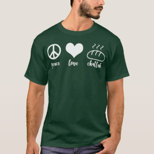 Camiseta Feriado Judeu Engraçado Paz Amor Challah Happy Han