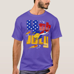 Camiseta feriado Patriótico na América em 4 de julho (2)