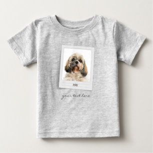 Camiseta Feriado Personalizado do Quadro de Fotos de Aniver