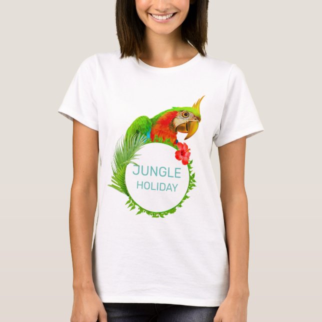 Camiseta Feriado Selvagem e Bela Macrobata Múltipla (Frente)