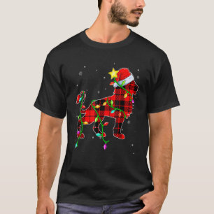 Camiseta Feriados das Luzes de Natal do Natal de Leão 3