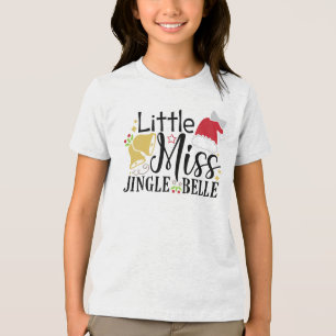 Camiseta Feriados de Natal da Miss Jingle Belle