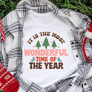 Camiseta Feriados de Natal do Retro Groovay Maravilhoso