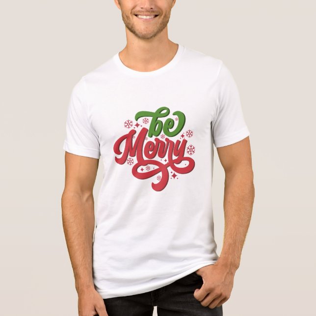 Camiseta Feriados de Natal para o Groovovy da Feliz (Frente)