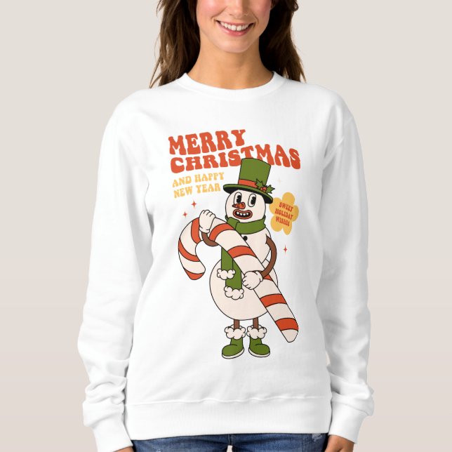 Camiseta Feriados Doce Desejam - Um Natal De Caneta Doce (Frente)