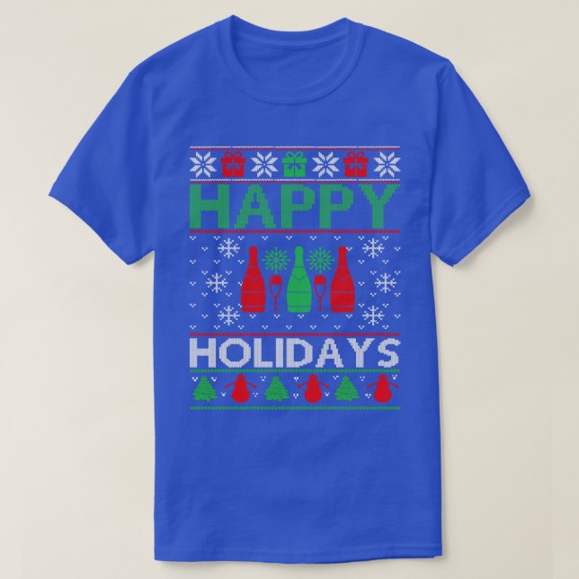 Camiseta feriados felizes 1 (Frente do Design)