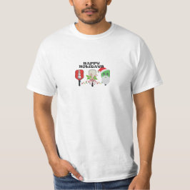 Camiseta Feriados felizes do Pickleball