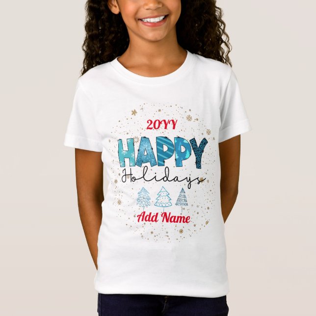 Camiseta Feriados Felizes Personalizam (Frente)
