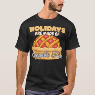 Camiseta Feriados São Feitos Com Pizza De Apple Deliciosa P