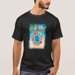 Camiseta Férias Aloha Honu Tropical Turtle Hawaii