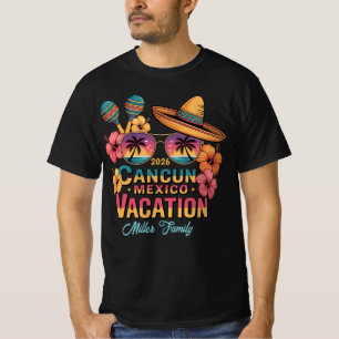 Camiseta Férias Cancun México Praia Viagem Tropical Verão