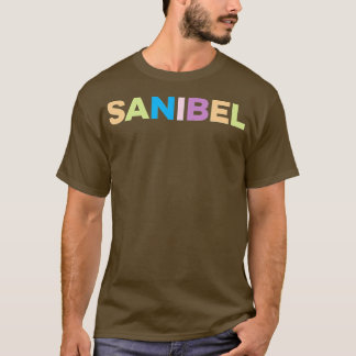 Camiseta Férias Coloridas na Ilha Sanibel
