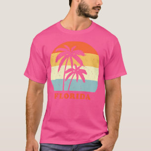 Camiseta Férias com Palmeira do Sol na Flórida