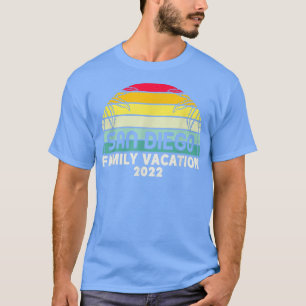 Camiseta Férias da Família 2022 Retro San Diego Matching Fa