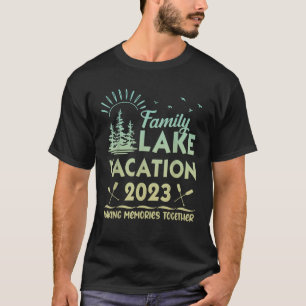 Camiseta Férias da Família 2023 Lake Trip Holiday Reunion C