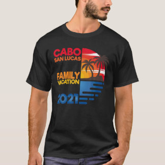 Camiseta Férias da Família Cabo San Lucas 2021 Grupo de Com