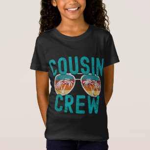 Camiseta Férias da Família Cousin Crew Férias de Verão Prai