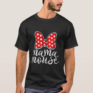 Camiseta Férias da Família de Ratos Mamãe Mama Mouse