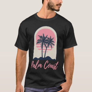 Camiseta Férias da Família Palm Coast Florida Beach Tropica
