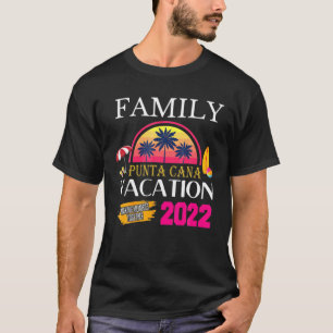 Camiseta Férias da Família Punta Cana 2022 Matching Dominic
