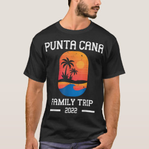 Camiseta Férias Da Família Punta Cana 2022 Viagem Para Domi