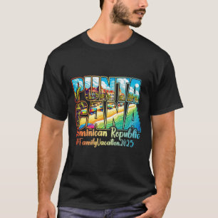 Camiseta Férias Da Família Punta Cana 2025 À R Dominicana