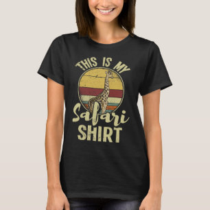 Camiseta Férias da família Safari Africana Zoo Animal Safar
