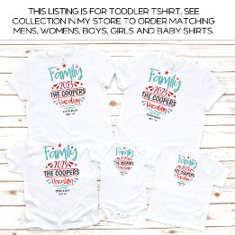 Camiseta Férias da Família Toddler — Horário de Verão