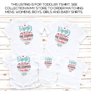 Camiseta Férias da Família Toddler — Horário de Verão