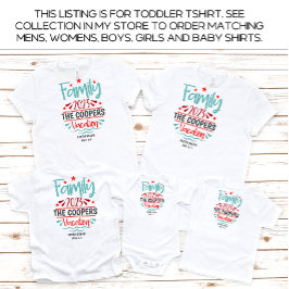 Camiseta Férias da Família Toddler — Horário de Verão