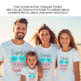 Camiseta Férias da Família Toddler — Horário de Verão