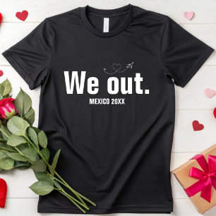 Camiseta Férias da Família Trip do México na Praia de Verão