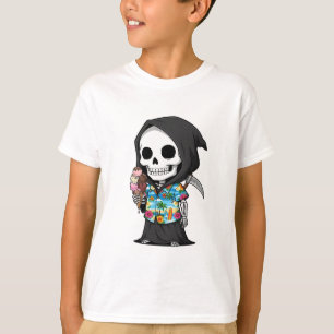 Camiseta Férias da Morte Verão Sorvete Crianças