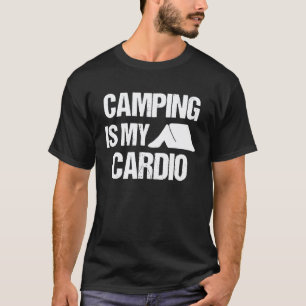 Camiseta Férias de acampamento engraçadas de caminhada Lega