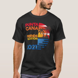 Camiseta Férias de Amigos do Punta Cana 2021 Correspondente